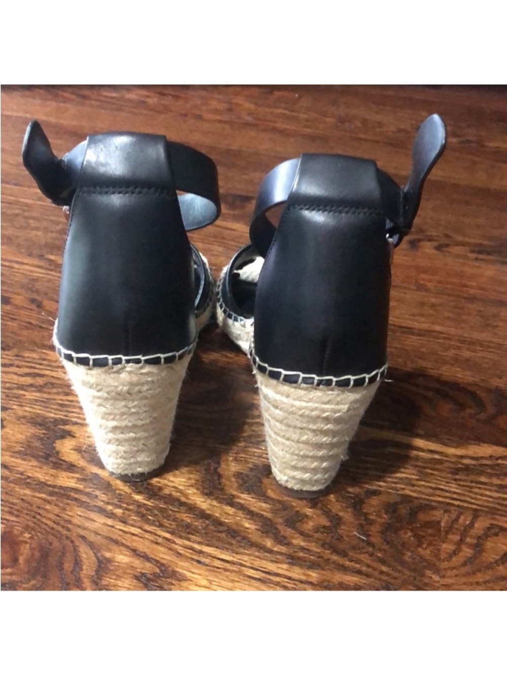 Vince Camuto Black Meddrina Ankle Strap Espadrille Sandal Size 10 - Picture 4 of 11